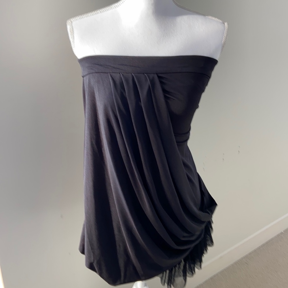 BEBE Strapless Mini Dress